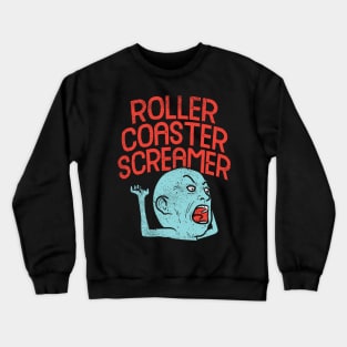 Roller Coaster Screamer Crewneck Sweatshirt